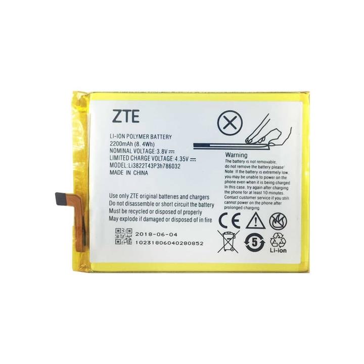 باتری گوشی زد تی ای ZTE Blade D6 با کد فنی Li3822T43P3h786032